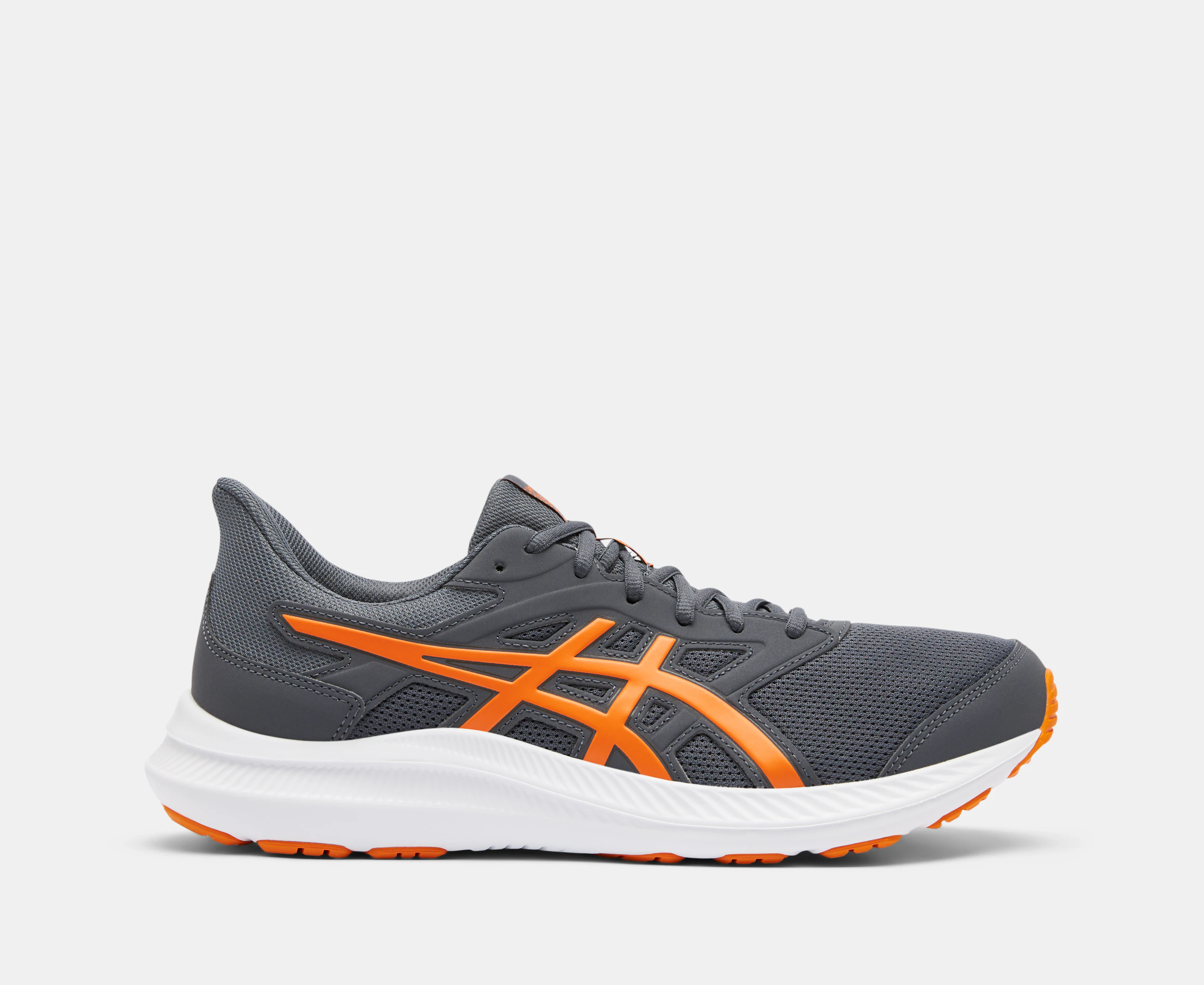 ASICS Men's Jolt 4 Running Shoes - Carrier Grey/Bright Orange