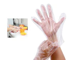 100 Pieces Of Disposable Plastic Gloves,Cleaning Food Prepared Etc.,Color:Style1