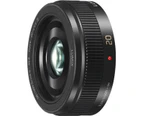 Panasonic 20mm f/1.7 II ASPH Black Pancake Lens - Black