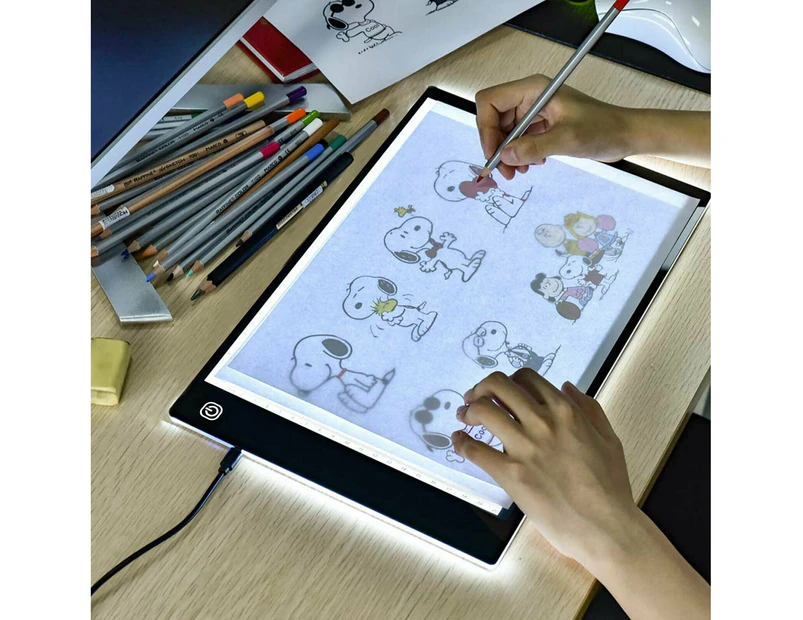 A4 Ultra-Thin Portable Led Light Box Tracer Usb Power Led Artcraft Tracing Light Pad Light Box For Artists,Drawing,Sketching,Animation.