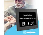 Digital Calendar Alarm Day Clock - With 8" Large Screen Display,Am Pm,5 Alarm,Dementia Clocks For Alzheimers Sufferers Elderly Seniors Memory Loss Impaired