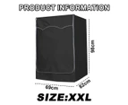 Washer/Dryer Cover- Washine Machine Cover for Waterproof and dustproof thickening Front- Fit With Thick Zipper Design - For Most Washers & Dryers (Black),2