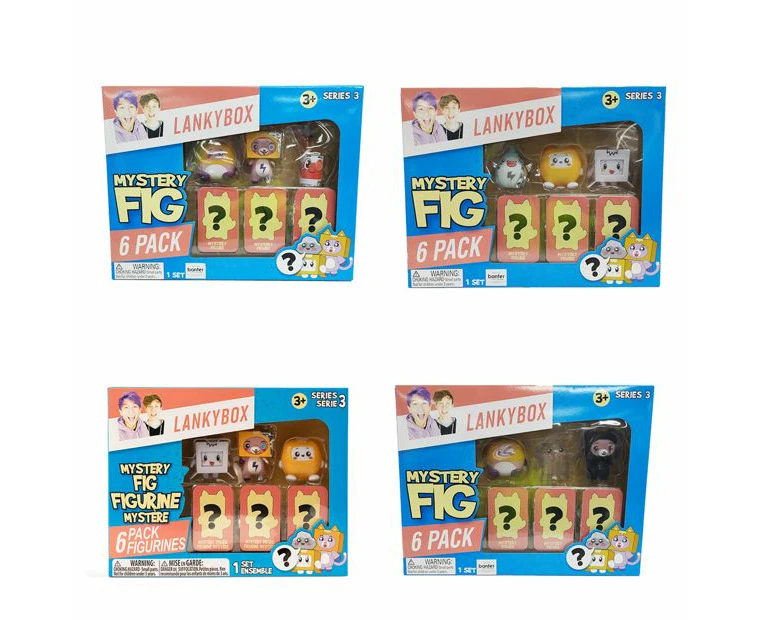 LankyBox Mystery Figure 6-Pack (Series 4)