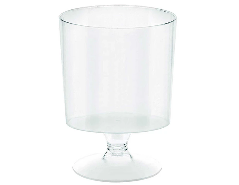 Mini Catering Plastic Pedestal Cups Clear  Size: One Size