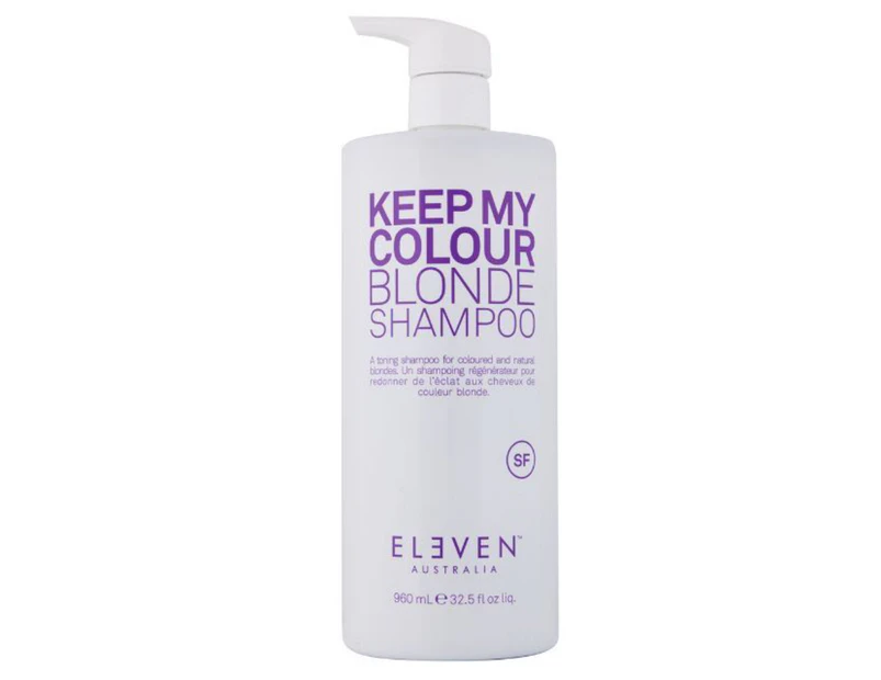 Eleven Keep My Colour Blonde Conditioner 960ml For Blonde Hair Care