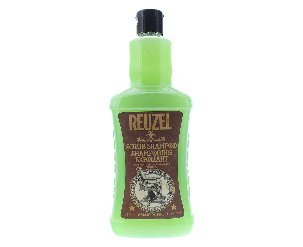 Reuzel Scrub Shampoo 1000ml Cleanse And Refresh Hair