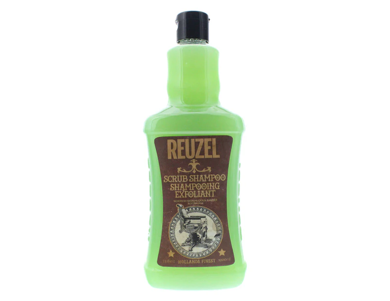 Reuzel Scrub Shampoo 1000ml Cleanse And Refresh Hair