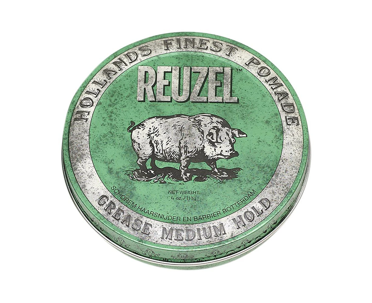 Reuzel Grease Medium Hold Pomade Men's Hair Styling Grooming Essentials 113g