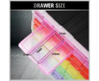 60 Drawers Tool Storage Bin Parts Organizer Cabinet Box Chest Plastic