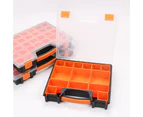 1 pc 15  Compartments Storage Organizer Tool Box Plastic Bin Screw Case