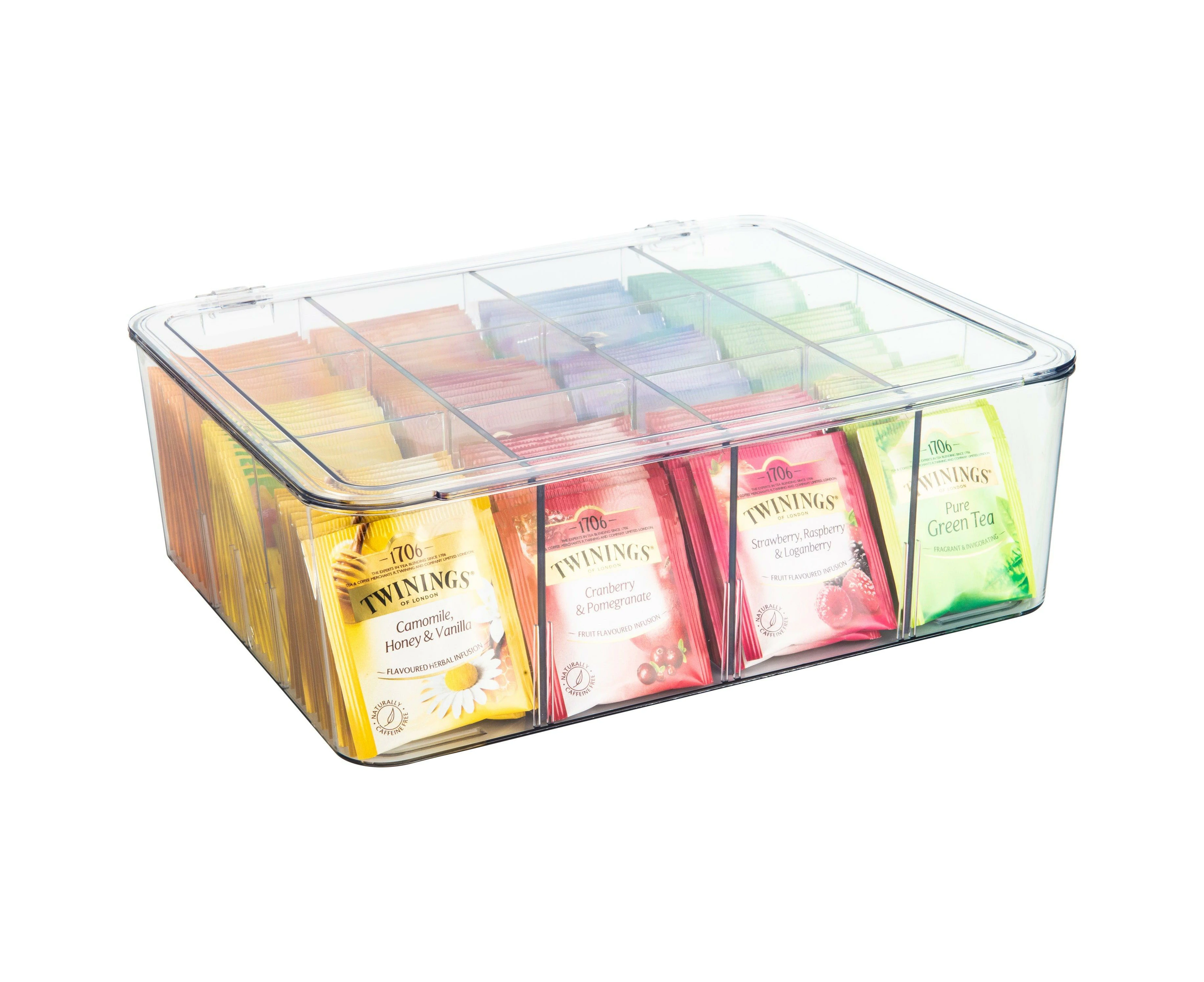 Multi-use Storage Box with Removable Dividers