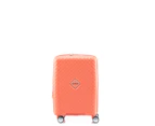 American Tourister Squasem 55cm Small Expandable Hardcase Luggage/Suitcase - Bright Coral