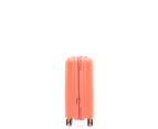 American Tourister Squasem 55cm Small Expandable Hardcase Luggage/Suitcase - Bright Coral