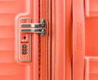 American Tourister Squasem 75cm Large Expandable Hardcase Luggage/Suitcase - Bright Coral