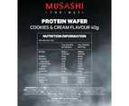 Musashi Protein Wafer Bar Cookies & Cream 40g