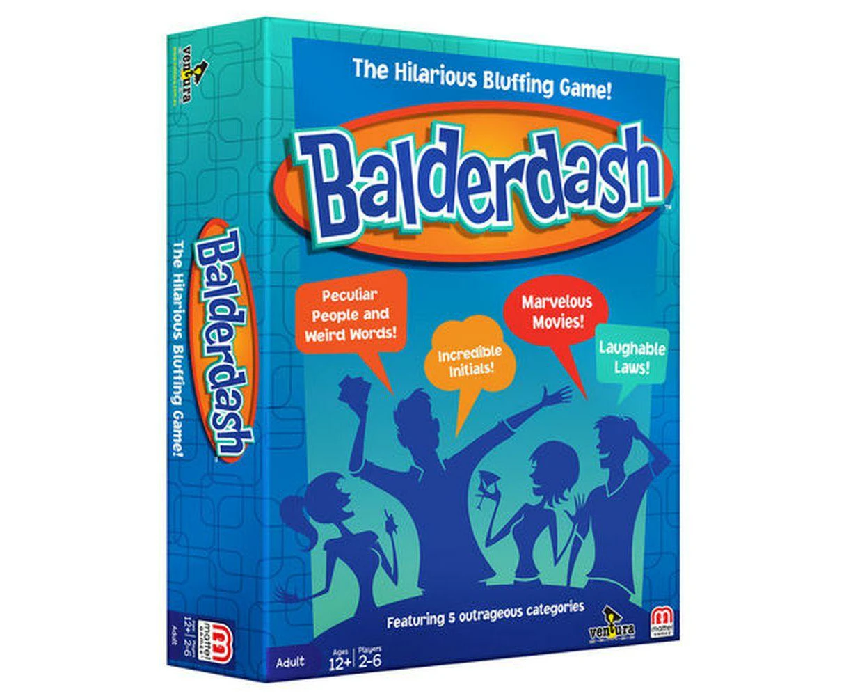 Ventura Games Balderdash Refresh Words/Initials Tabletop Board Bluffing Game 12+