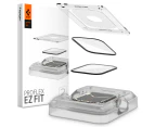 SPIGEN Apple Watch Series 9/8/7 (45mm) Glass Screen Protector, Genuine SPIGEN Pro Flex EZ Fit 2PCS for Apple - Black