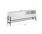 MOGEN Sideboard  Buffet 185cm - White & Black