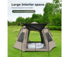 Instant Pop up Tent Auto Family Camping Canopy Shelter 5-8 Person Ground Mat