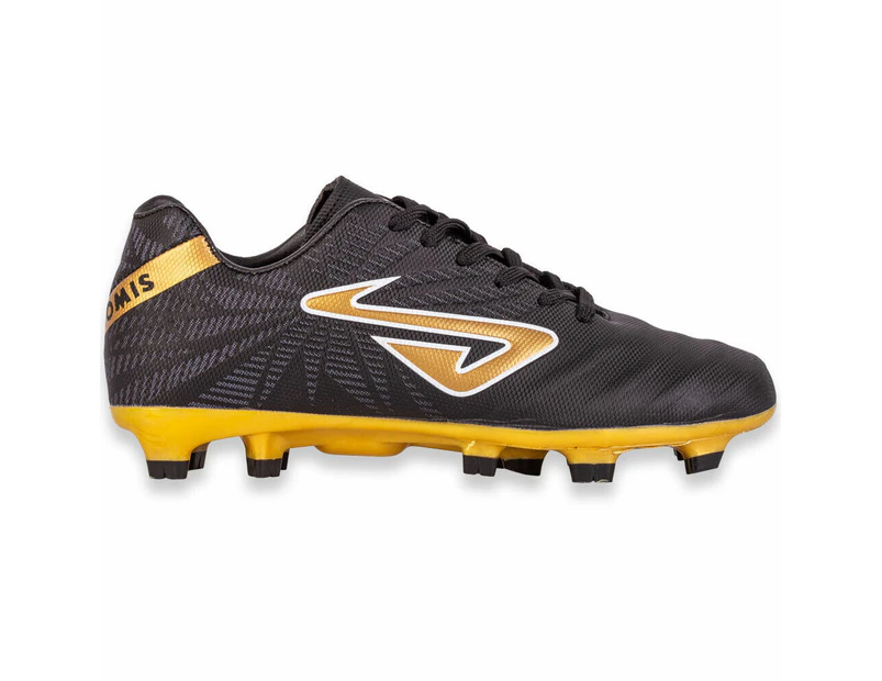 NOMIS Immortal FG Football Boots - Black/Gold - Shoe - Youth - Kids - Junior