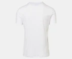 Calvin Klein Men's Cotton Stretch Crewneck Tee / T-Shirt / Tshirt 3-Pack - White
