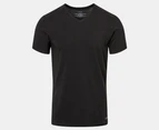 Calvin Klein Men's Cotton Stretch V-Neck Tee / T-Shirt / Tshirt 3-Pack - Black/White/Grey