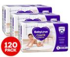 3 x BabyLove Size 3 6-11kg Cosifit Nappies 40pk