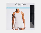 Calvin Klein Men's Cotton Classics Tank 3-Pack - Black