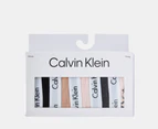 Calvin Klein Women's Carousel Thong 5-Pack - Black/Cedar/Nymph's Thigh/Charcoal Heather/Sketchbook