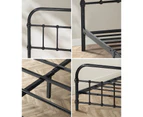 Oikiture Bed Frame Double Size Metal Frame