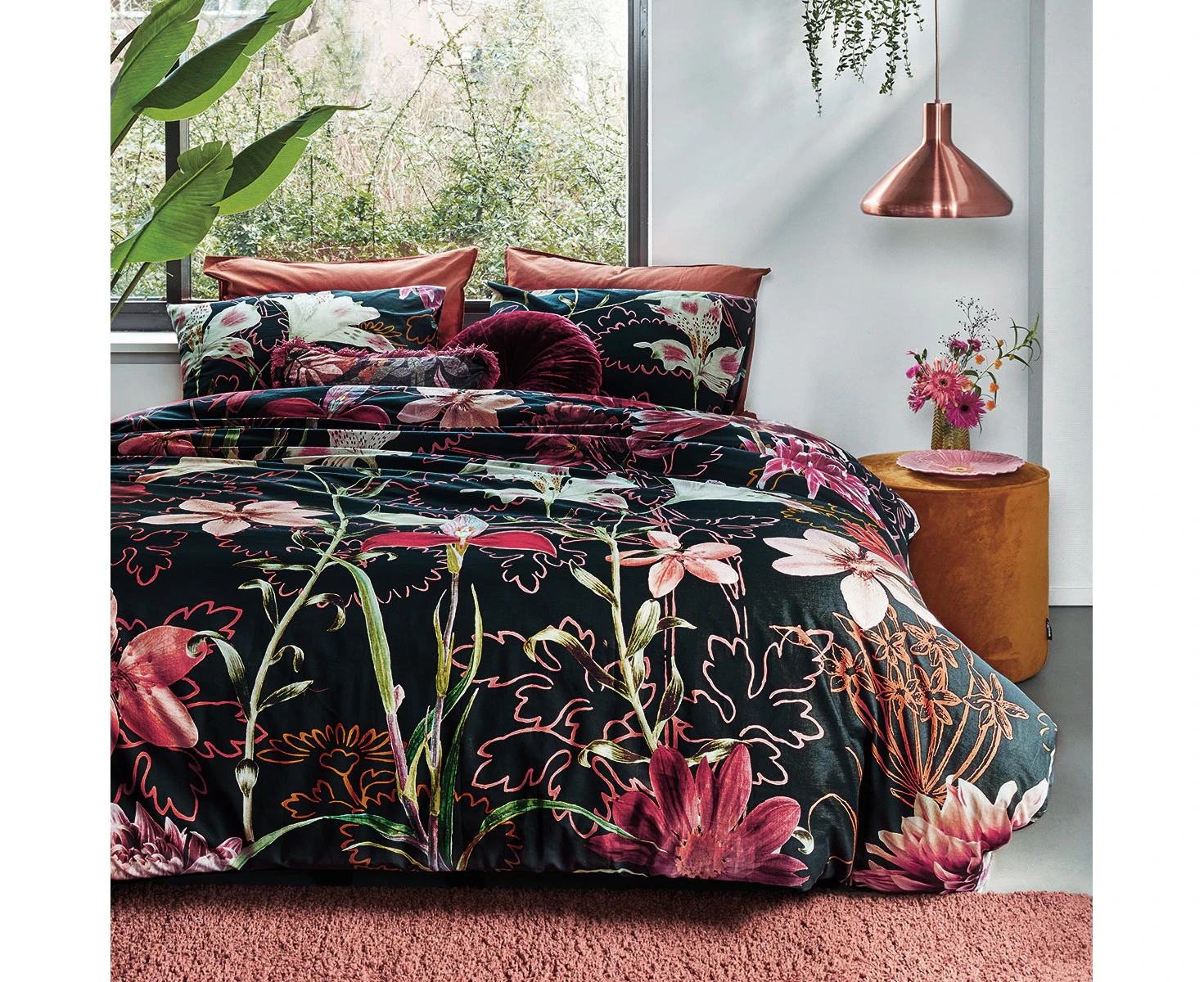 Bedding House Joy Multi Cotton Quilt Cover Set