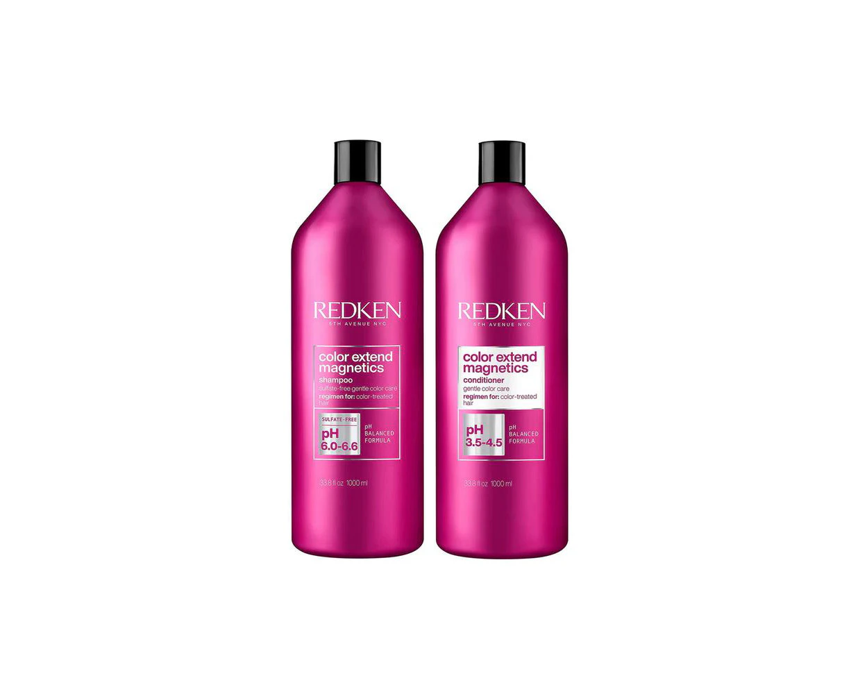 Redken Color Extend Magnetics Shampoo & Conditioner 1000ml Duo Pack