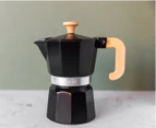 La Cafetière 6-Cup Venice Moka Espresso Maker - Black