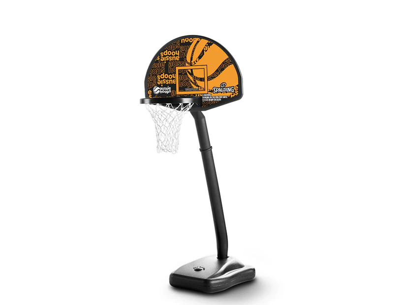 Spalding 24-Inch Aussie Hoops Jnr. 1-on-1 Portable Basketball System