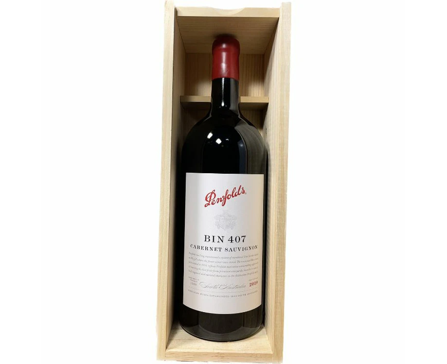 Penfolds Bin 407 Cabernet - 2019 - Rare 3 Litre - 3000ml