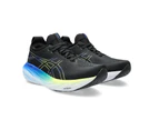 Mens Asics Gel-Nimbus 25 Black/Glow Yellow Athletic Running Shoes - Black/Glow Yellow