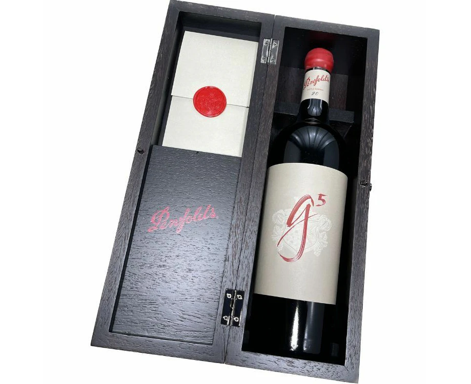 Penfolds G5 Series Shiraz 1 bottle, two digits & extremely rare number, G5 20 - 750ml