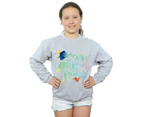 Finding Dory Girls Ocean Adventure Sweatshirt (Sports Grey) - BI1793