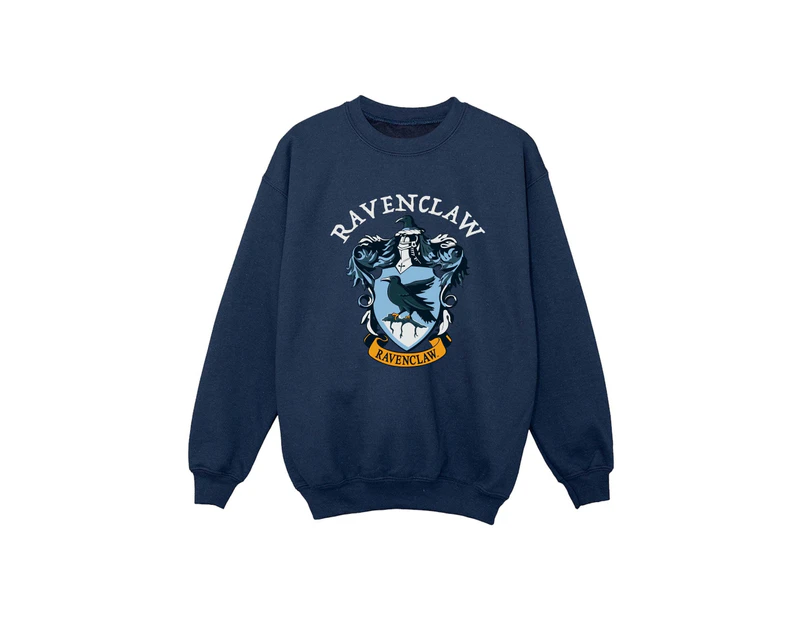 Harry Potter Girls Ravenclaw Sweatshirt (Navy Blue) - BI1919