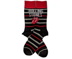 The Rolling Stones Unisex Adult Tongue Logo Socks (Black/Red/White) - RO5167