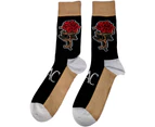 Tupac Shakur Unisex Adult Rose Ankle Socks (Black/Brown/Grey) - RO5373