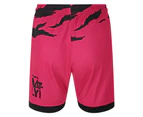 Umbro Childrens/Kids 23/24 Forest Green Rovers FC Away Shorts (Pink/Black) - UO1606