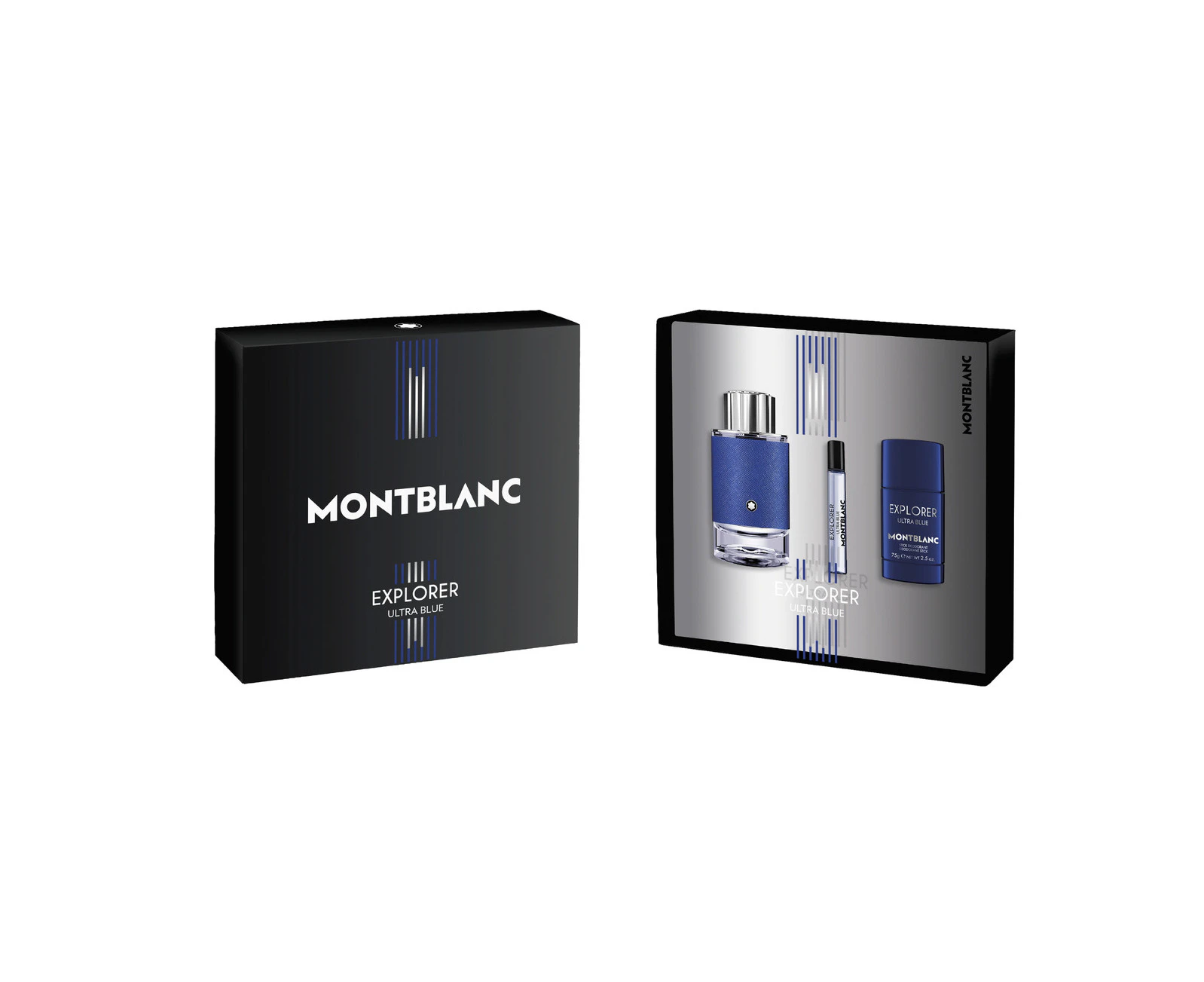 Mont Blanc Explorer Ultra Blue EDP 100ml 3 Piece Gift Set