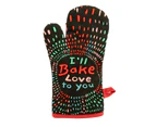 Blue Q Bake Love To You Kitchen Oven/Grill Cotton Mitt/Gloves Cooking Pot Holder
