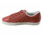Bottero Grenada Womens Comfortable Leather Casual Shoes Made In Brazil - Coral