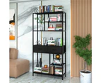 UNHO Heavy Duty 180cm Storage Rack Shelves Large Bookshelf with 2 Drawers Strong Metal Frame