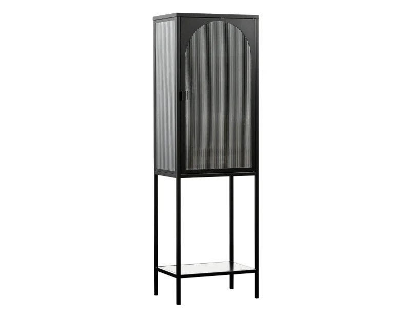 Cooper & Co. Eve 160cm Modern Metal Tall Cabinet Black