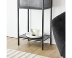 Cooper & Co. Eve 160cm Modern Metal Tall Cabinet Black