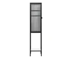 Cooper & Co. Eve 160cm Modern Metal Tall Cabinet Black