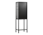 Cooper & Co. Eve 160cm Modern Metal Tall Cabinet Black